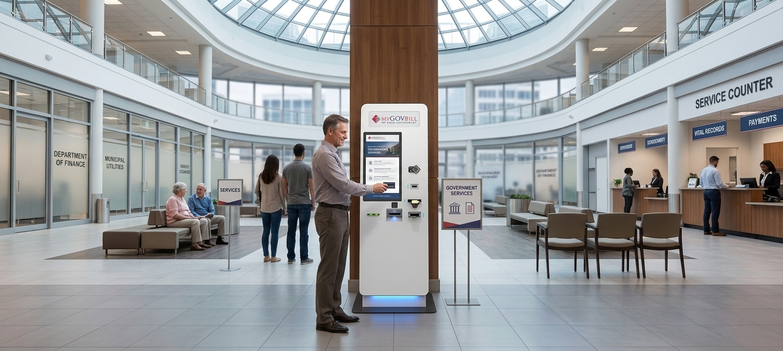 Kiosk Pay Station kiosk close-up